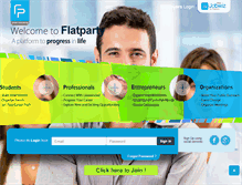 Tablet Screenshot of flatparty.com